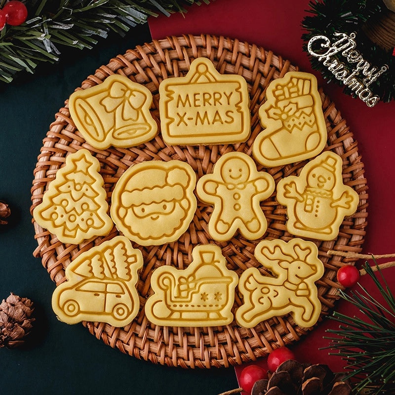 Christmas Themed Santa Claus Christmas Tree PLA Plastic Bakeware Mold | Bakeware & Kitchen Tools