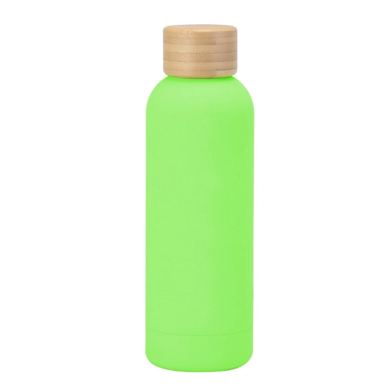 304 Stainless Steel Insulated Sports Water Bottle with Bamboo Lid Large Capacity Portable | Sports & Outdoors