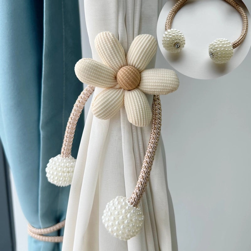 Bear and Flower Polyester Curtain Tieback for Vacation Home | Home Decor Accessories