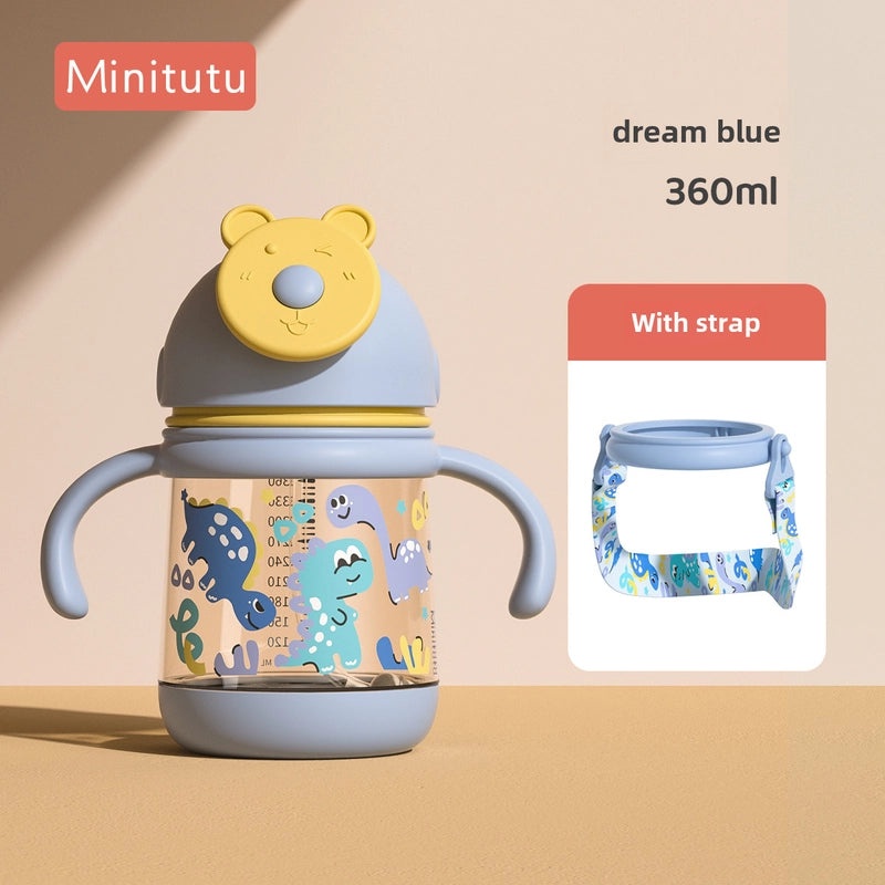 Minitutu PPSU Baby Straw Cup for 6-36 Months | Baby Feeding & Nursing Products