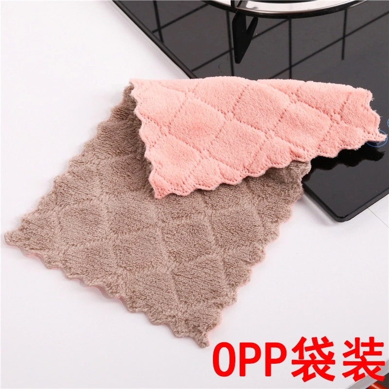 Stylish Solid Color Synthetic Fiber Dish Towel Single Piece|Kitchen Textiles and Towels