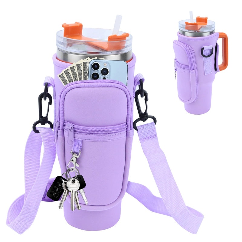 Casual Plain Fabric Coffee Cup Sleeve Single Piece|Drinkware Accessories