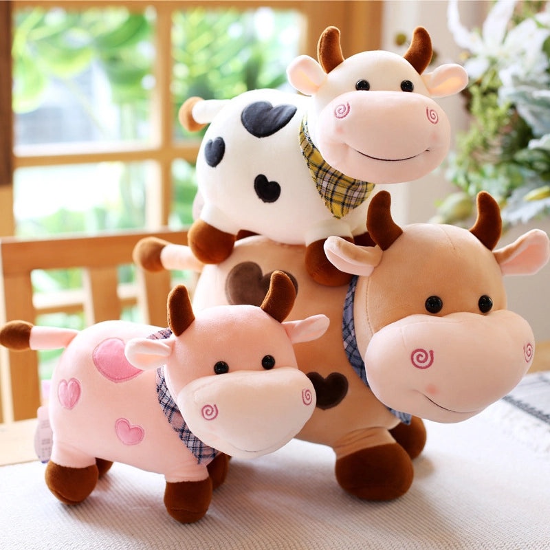 Cute Calf Plush Toy Niu Niu Xiaoke Doll Soft Stuffed Animal Kids Birthday Gift|Plush Toys & Stuffed Animals