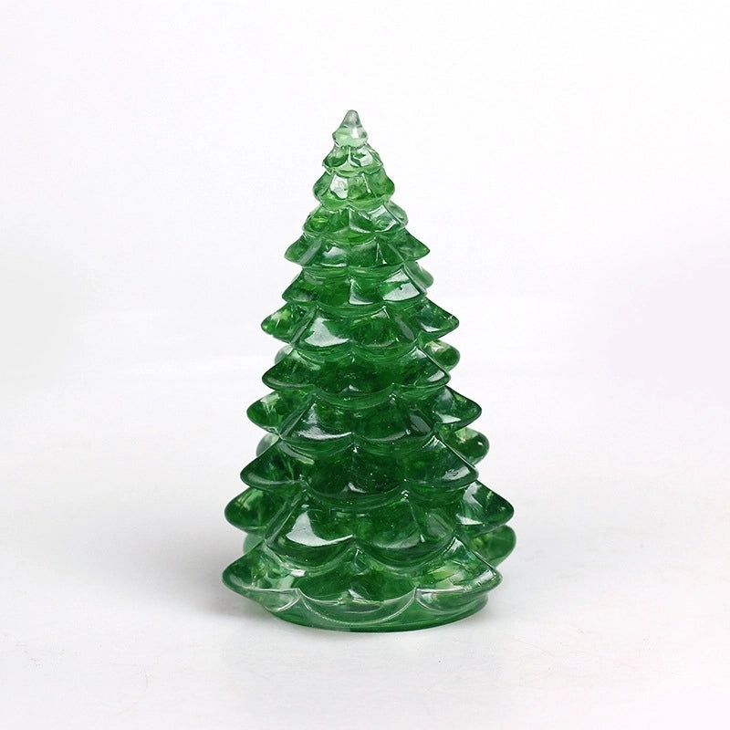 Minimalist Synthetic Resin Christmas Tree Ornaments | Holiday Decorations