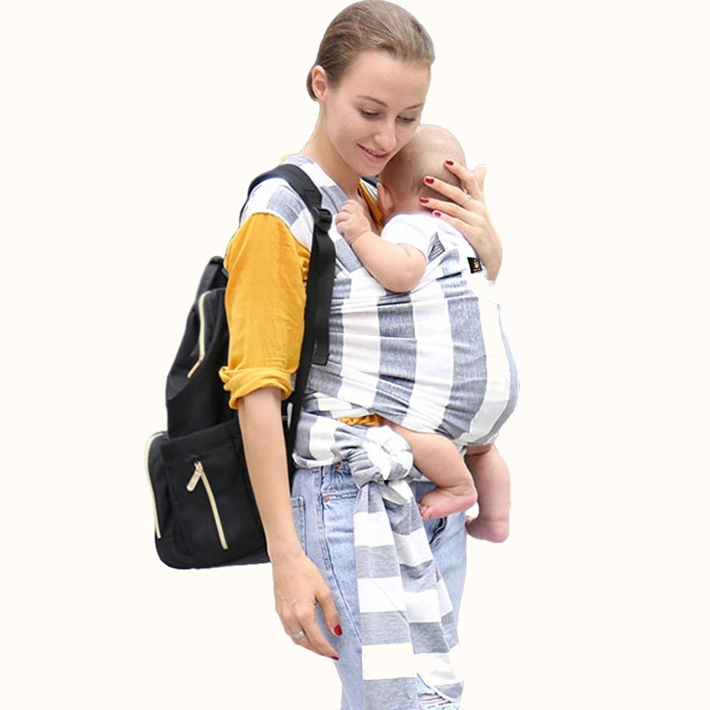 Newborn Multi-Use Baby Carrier Strap Four Seasons Front and Back Sling Summer Infant Hugging Wrap|Baby Carriers & Slings