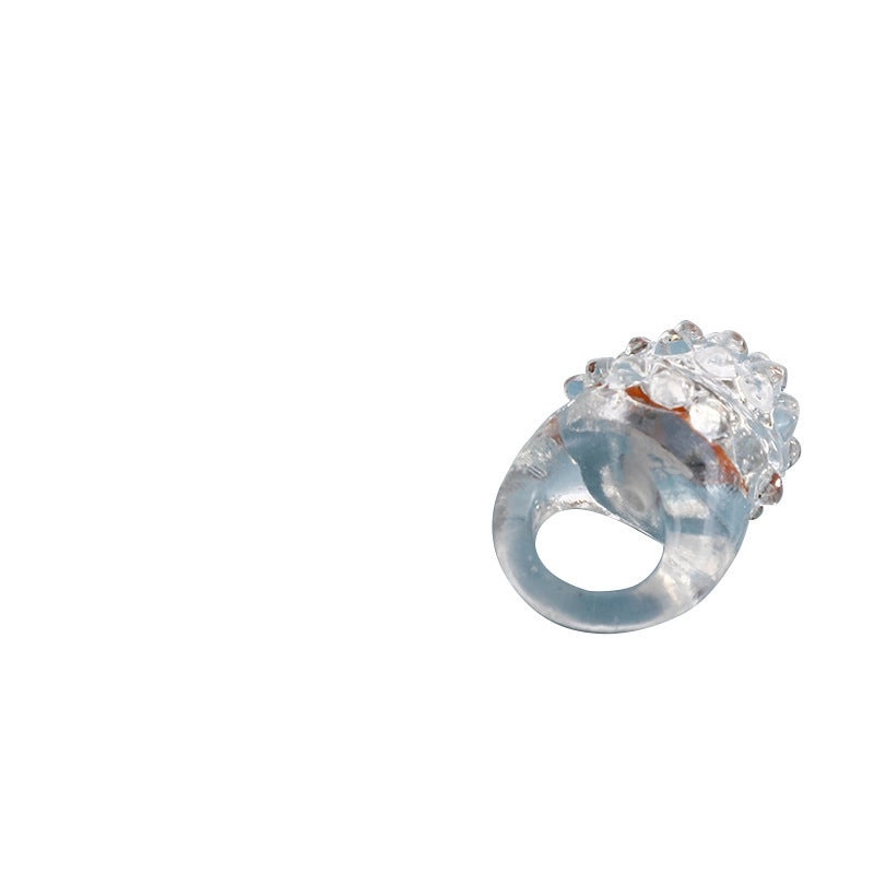 20 Pieces Small Strawberry LED Flash Rings Soft TPR Glow Finger Toys for Kids Party|Toys & Party Supplies