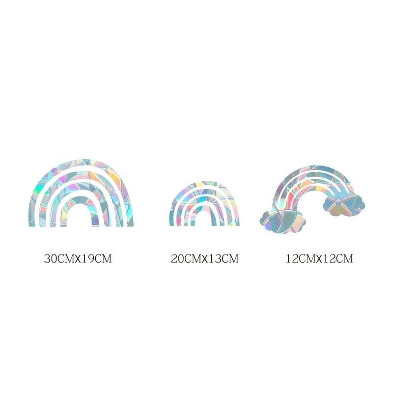 Leaf Moon Heart Shaped PVC Pet Wall Decal for Home Decor | Wall Stickers