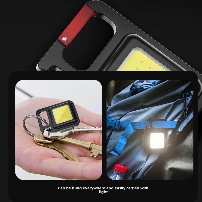 Shenyu Mini LED Keychain Flashlight Portable High Brightness Small Strong Light Multi-Function Work Light|Outdoor Lighting