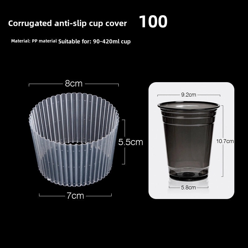 Disposable Black PET Plastic Coffee Cup with Lid for Iced Drinks | Beverage Cups & Accessories