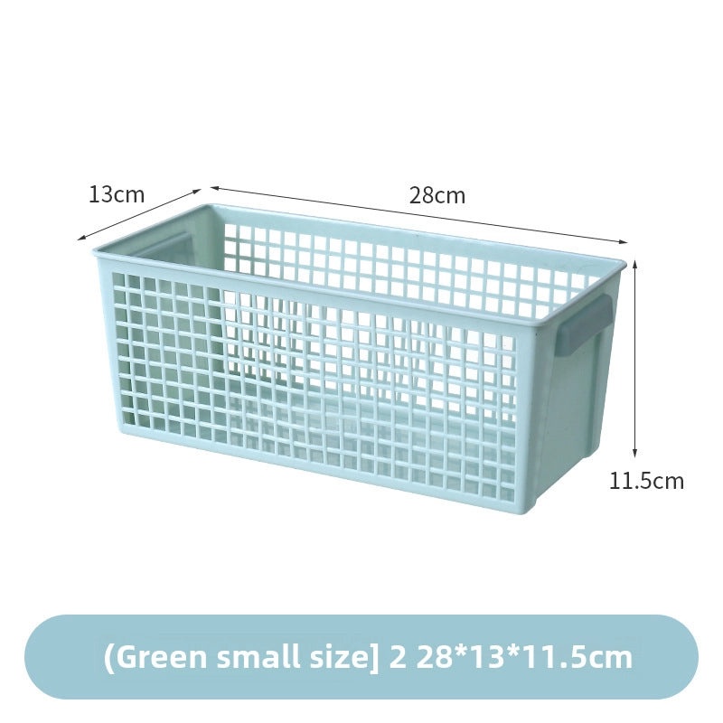 Plastic Rectangular Desktop Storage Basket for Snacks and Sundries | Home Storage & Organization