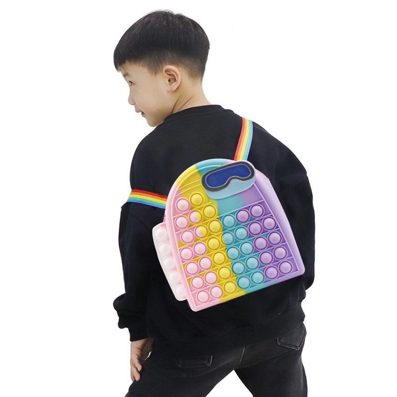 Toddler Fidget Toys Ages 3-6|Color Block Silicone Sensory Toys for Kids|Preschool Stress Relief Toys|Sensory Play Accessories|Baby Toys|Toddlers 