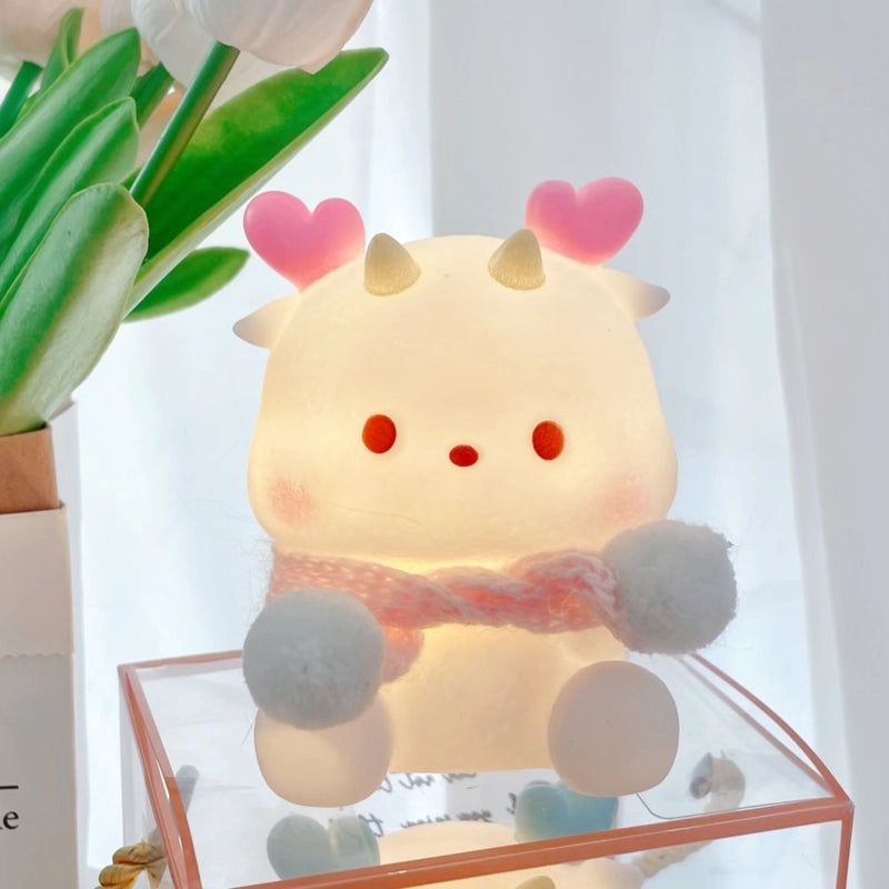 Dragon Year Cute Night Light Popular Internet Celebrity Lantern Decorative Supply|Home Decor Night Lights