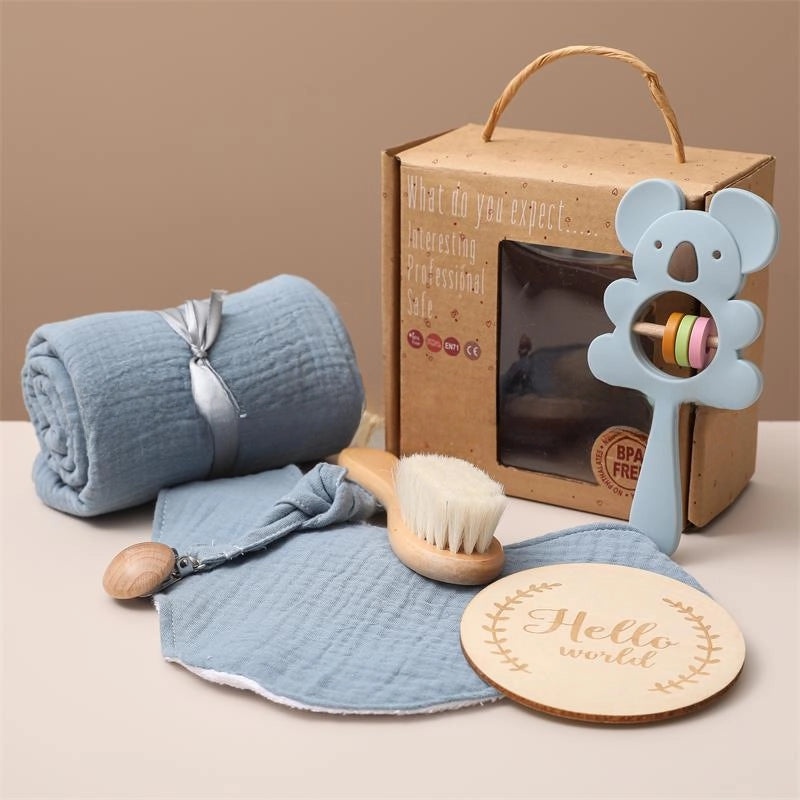 Nordic Style Baby Gift Set with Bath Towel Toy and Newborn Clothes for Water Play|Baby & Kids Accessories