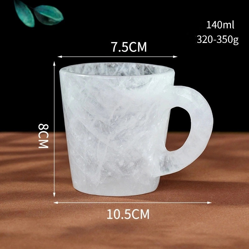 Women's Classic Crystal Teacup For Home Decor Pink White Heart Shaped