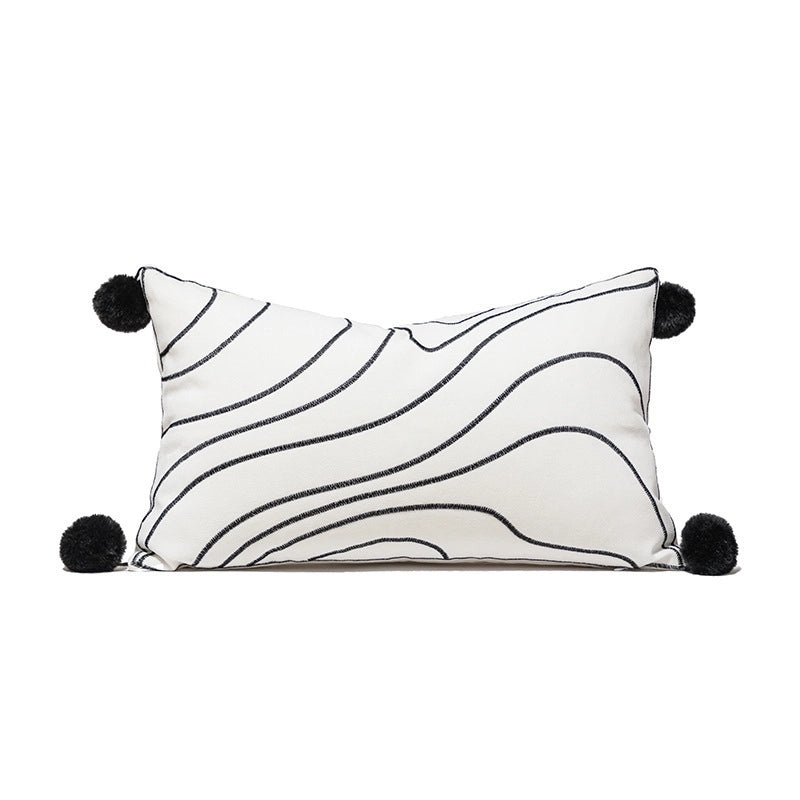 Simple Solid Color Polyester Pillow Covers|Home Decor Bedding