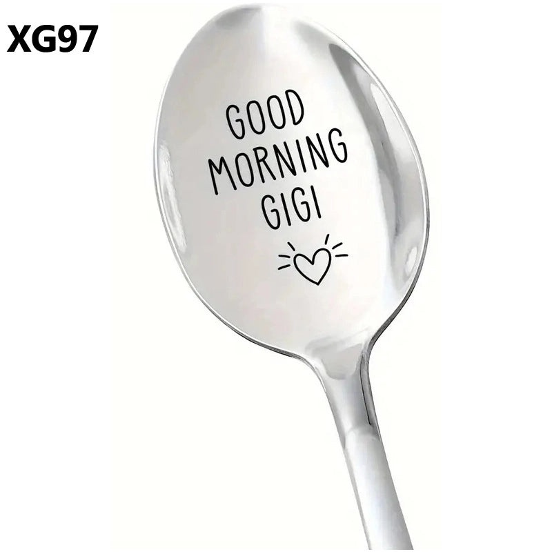 Trendy Stainless Steel Lettered Tableware Single Piece|Home & Kitchen Tableware