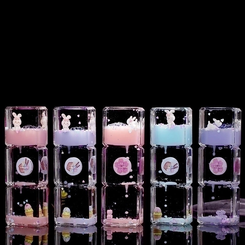 Minimalist Rabbit Ice Cream Acrylic Ornament | Home Decor Ornaments