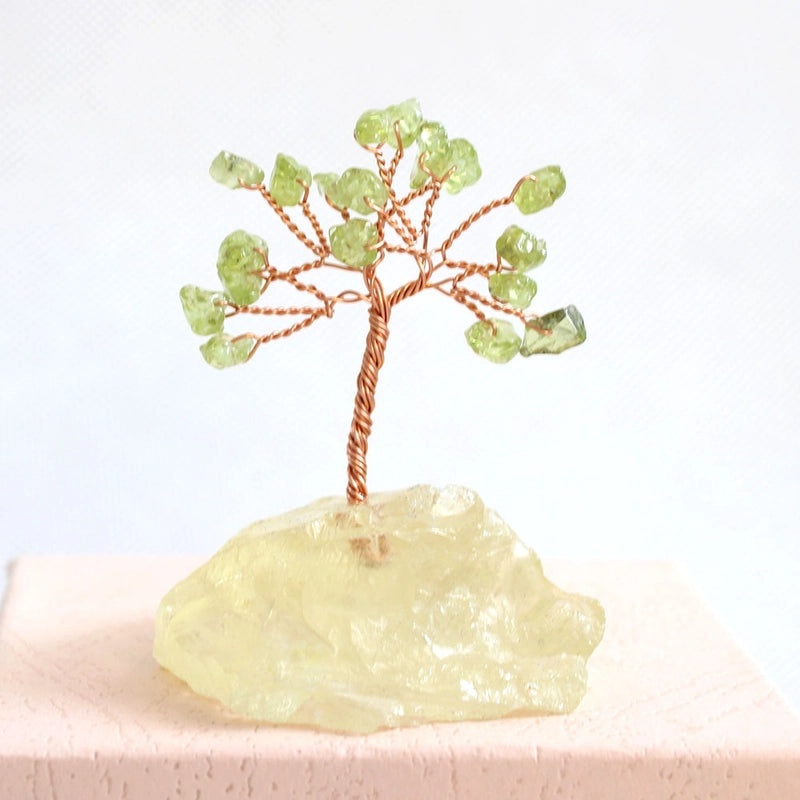 Elegant Minimalist Tree Crystal Ornament Decorative Artificial Sculpture|Home Decor & Ornaments