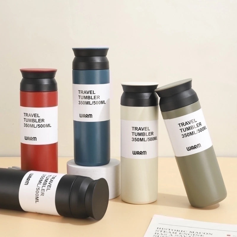 Stylish Multicolor Stainless Steel Water Bottle for Casual Vacation | Travel Accessories & Drinkware