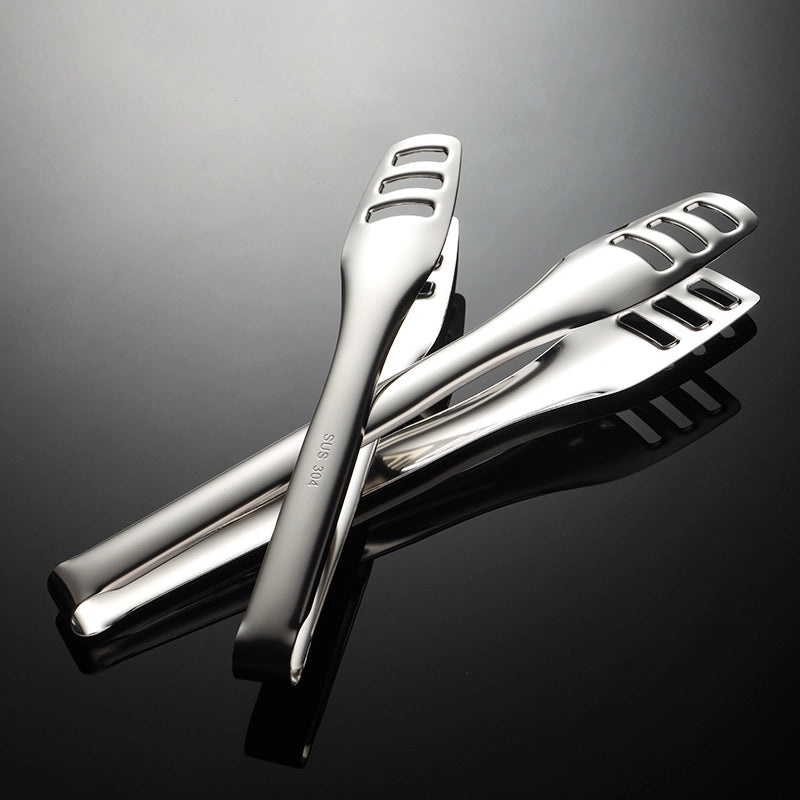 316 Stainless Steel Square-Head Food Clip for Steak, Bread, BBQ, Camping | Kitchen Utensils & Barbecue Accessories