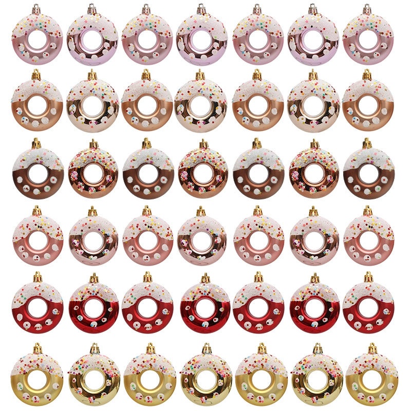 Christmas Minimalist Donut Hanging Ornaments for Daily Home Decor | Holiday Decorations