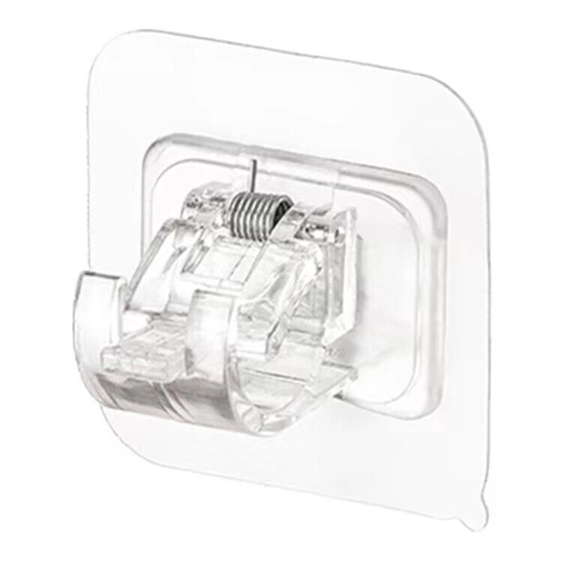 Telescopic Door Curtain Rod with Punch-Free Adhesive Hooks|Home Decor Accessories