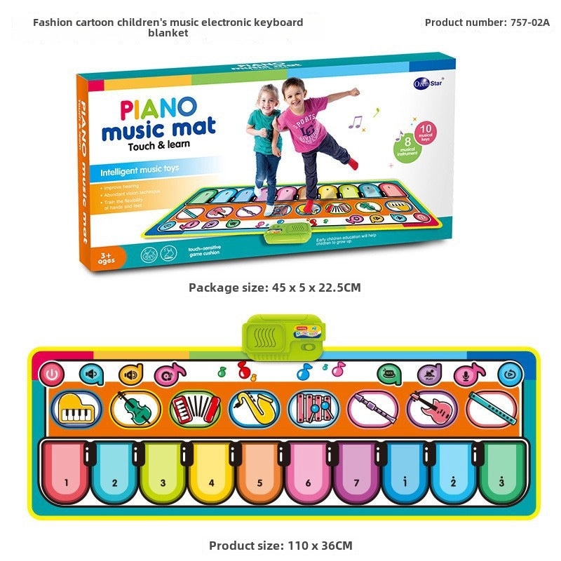 Aozheng Electronic Music Playmat for Kids with Multiple Instrument Modes and Pedal | Educational Toys