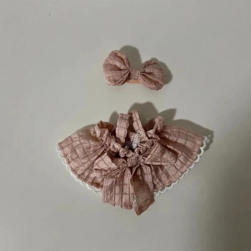 Cute 17cm Vinyl Plush Doll Clothes Set | Doll Clothes Accessories