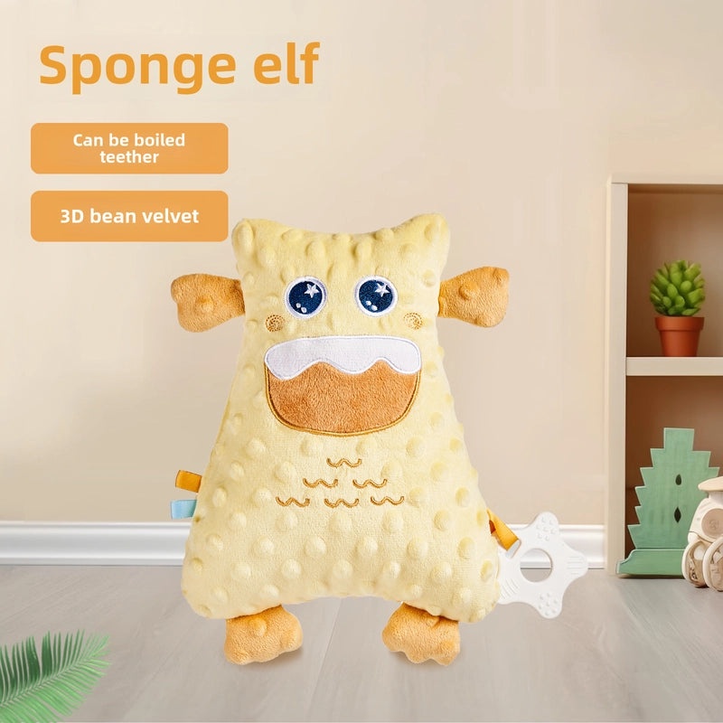 Yinmei Velvet Baby Soothing Towel and Nibbling Beanie Plush Doll | Baby Soothing Toys