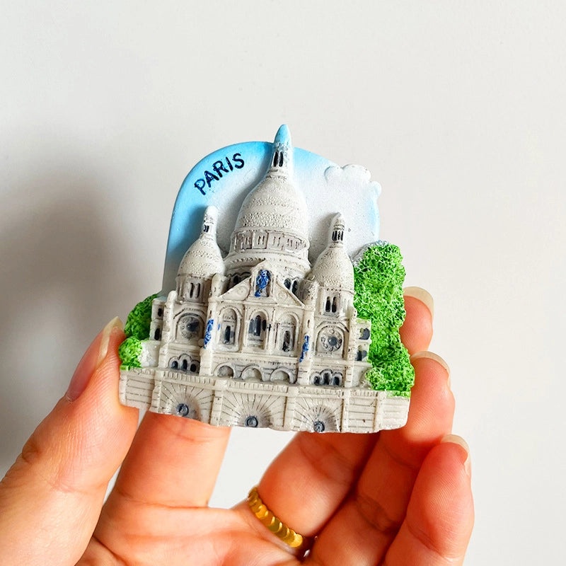 3D Travel Refrigerator Magnet Stickers Europe Cities Souvenirs Creative Tourist Gifts|Home Decor & Magnets