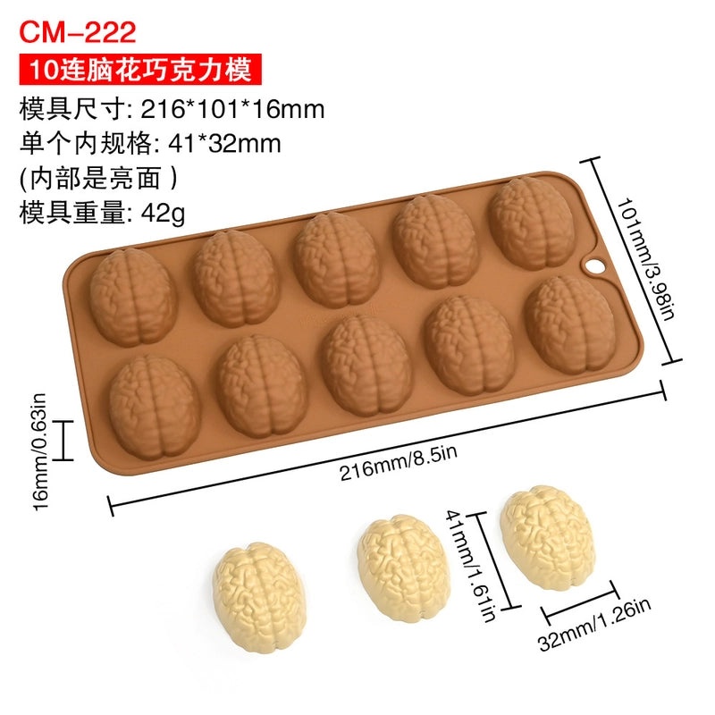 Halloween Pumpkin Wine Bottle Chocolate Mold Soft Candy Dessert Silicone Vampire Teeth Mold | Halloween Baking Molds