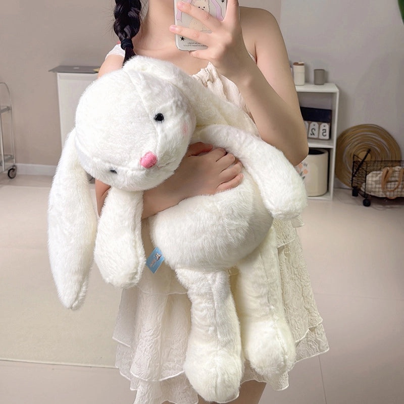 Soft Plush Rabbit Toy Solid Color Stuffed Animal Filled with PP Cotton|Stuffed Animals & Plush Toys
