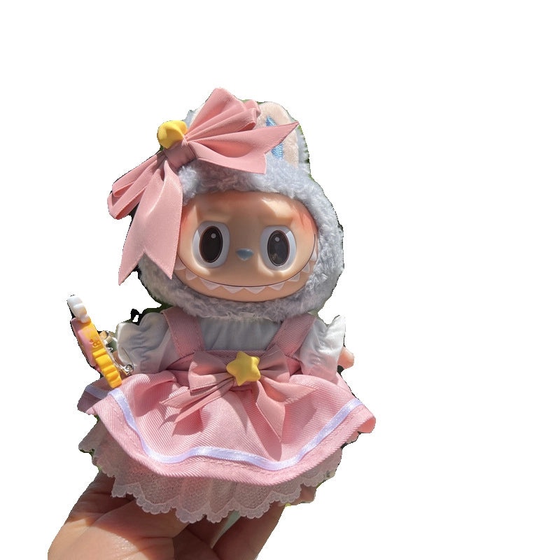 17cm Labu Sweet Wedding Princess Dress Blind Box Macaron Keychain Pendant|Accessories Keychains & Bag Charms