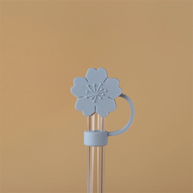 10mm Glass Straw Dust Cover Stainless Steel Cap for Large Diameter Straws Milk Tea Accessories|Drinkware Accessories