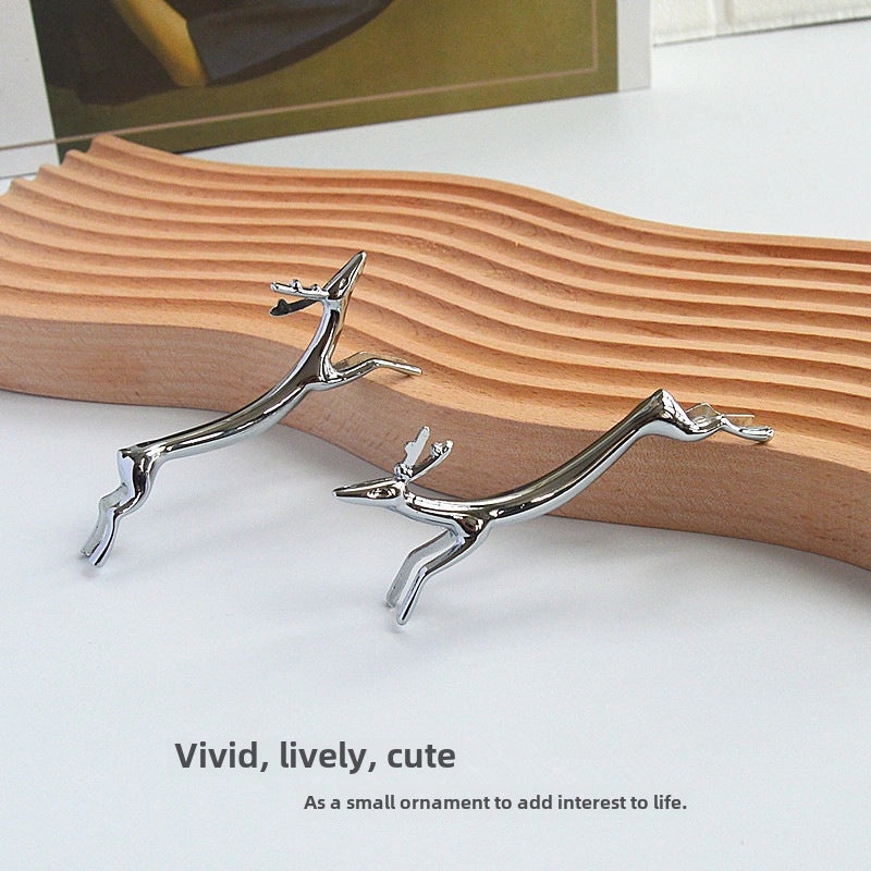 European Style Silver Dog Chopsticks Rack and Cutlery Holder | Kitchen Accessories