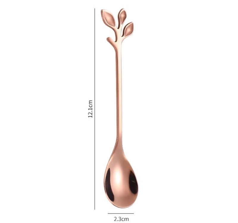 Elegant Floral Stainless Steel Spoon | Kitchen Utensils