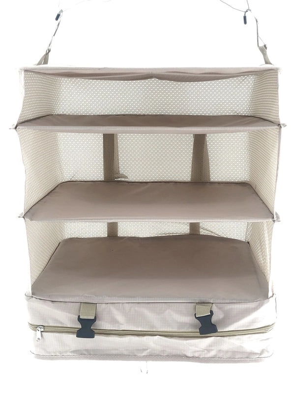 Three-layer Hanging Storage Bag for Clothes and Books | Home Storage & Organization