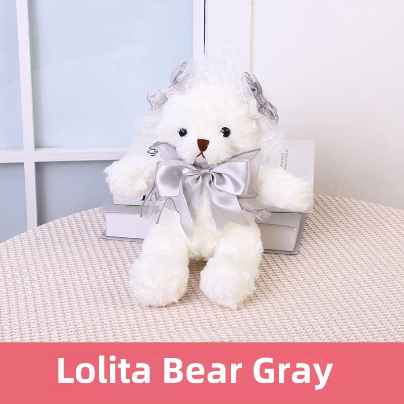 Lolita Bear Plush Doll Rose Velvet Ragdoll Cute Girl Toy Gift Soft Stuffed Animal|Plush Toys & Stuffed Animals