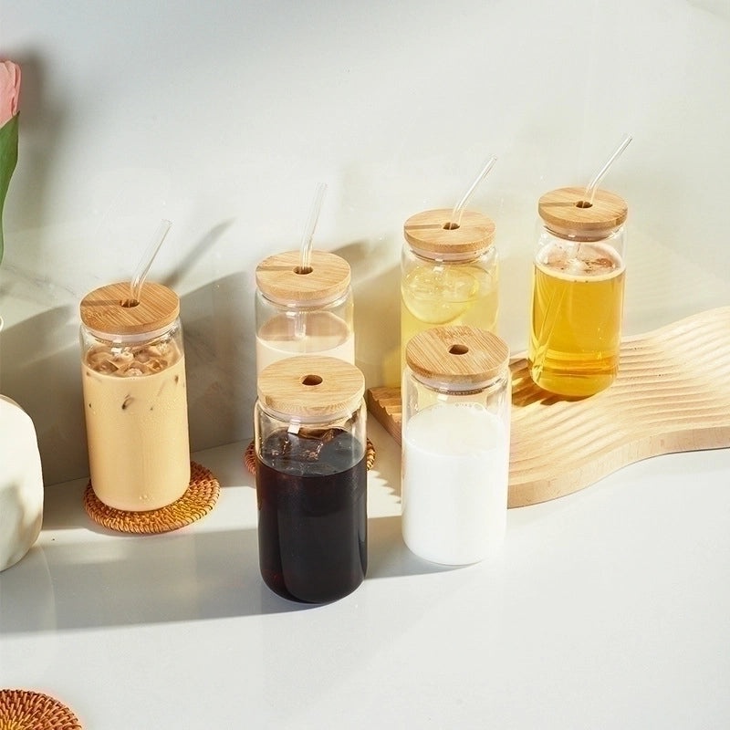 Stylish Solid Color Borosilicate Glass Water Bottle - Durable and Lightweight | Drinkware & Water Bottles