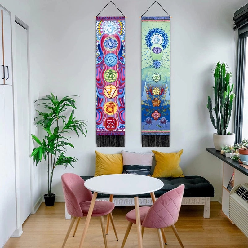 Nordic Cotton Linen Tapestry Wall Hanging, Printed Minimalist Wall Decor|Home Decor