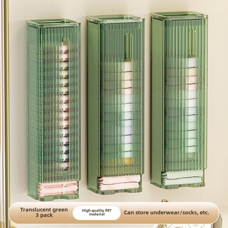 Wall-mounted Garbage Bag Dispenser Large Capacity Kitchen Plastic Bag Holder Convenient Extraction | Kitchen Storage & Organization