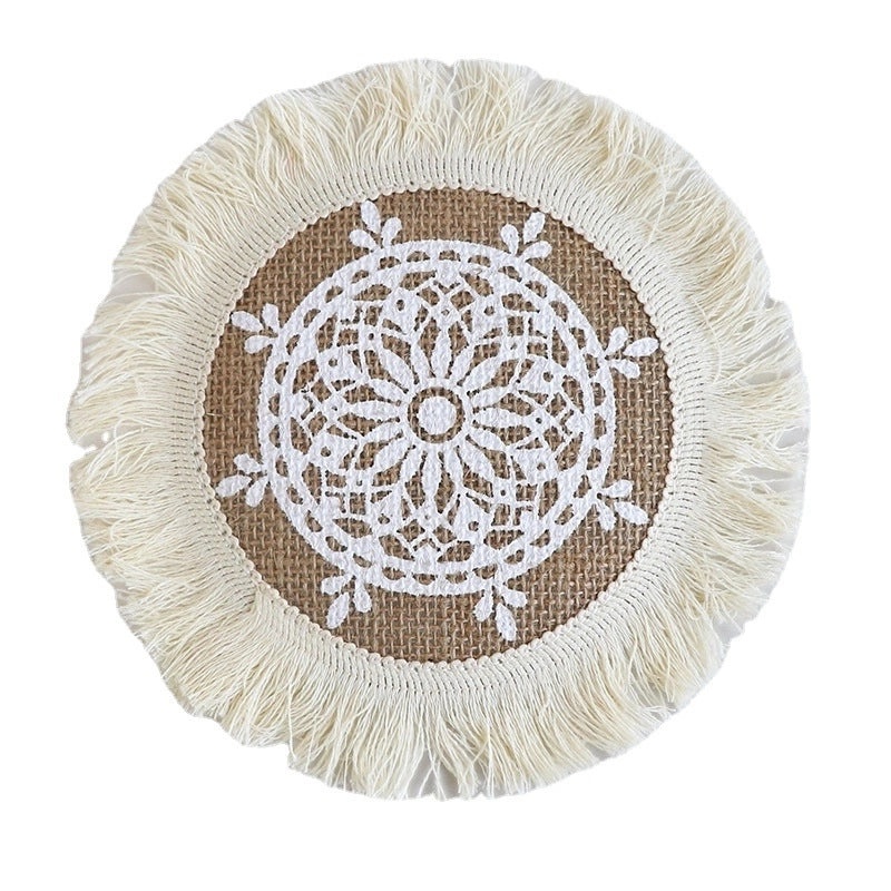 Colorful Jute Placemat Single Piece for Dining Table|Home Decor Table Linens