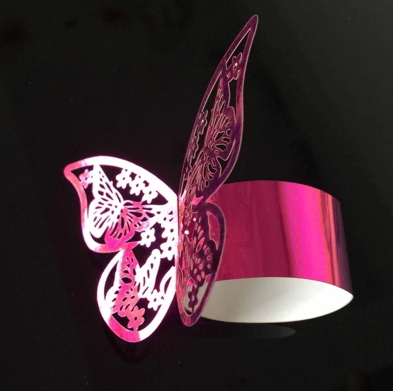 Retro Animal Butterfly Napkin Ring Synthetic Fibre 1 Pc|Home Decor Table Accessories