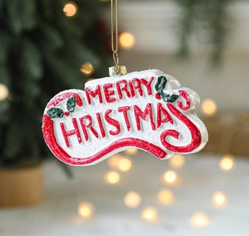Christmas Tree Cake Hanging Ornament Cute Holiday Travel Decoration | Christmas Ornaments