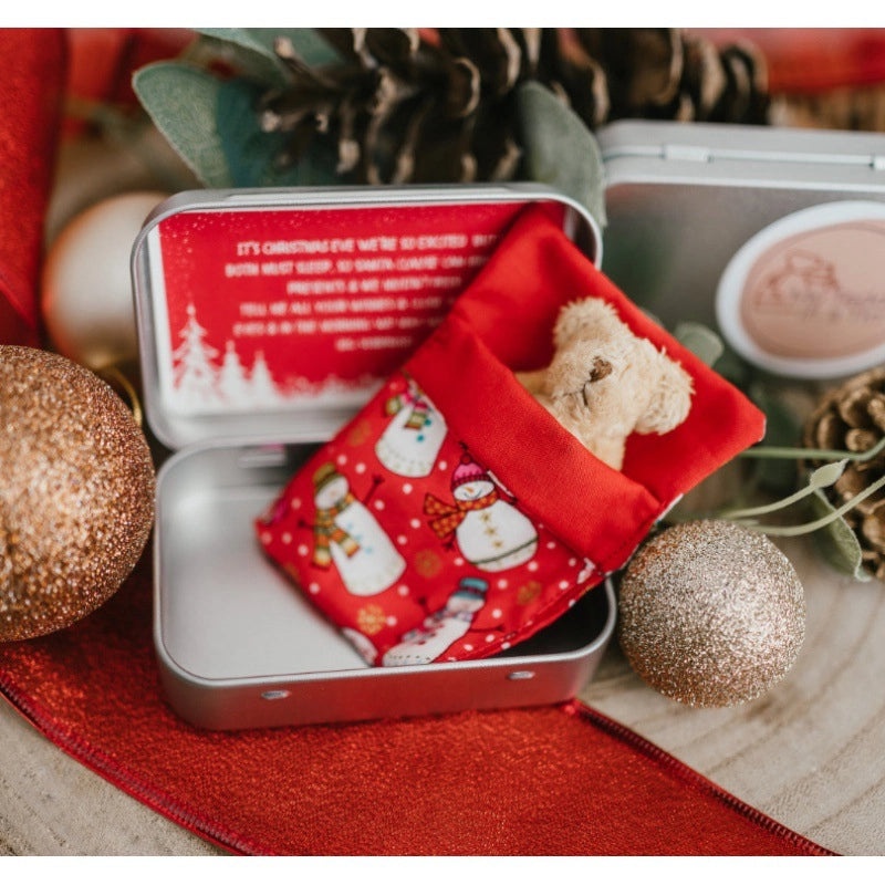 Christmas Eve Santa Teddy Bear Gift | Holiday Decorations