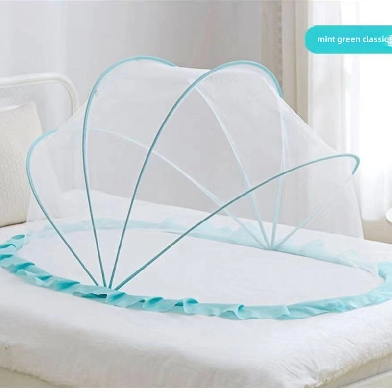Foldable Baby Mosquito Net | Portable Sun-proof Insect Cover for Kids | Bottomless, Installation-free Children’s Mesh Bag | Baby Accessories