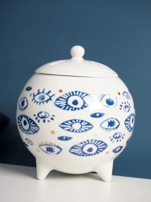 Chinoiserie Porcelain Eye Design Tableware Single Piece|Home & Kitchen Tableware