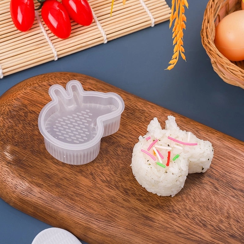 Creative Transparent Cartoon Rice Ball & Sushi Mold for Kids | Kitchen Accessories