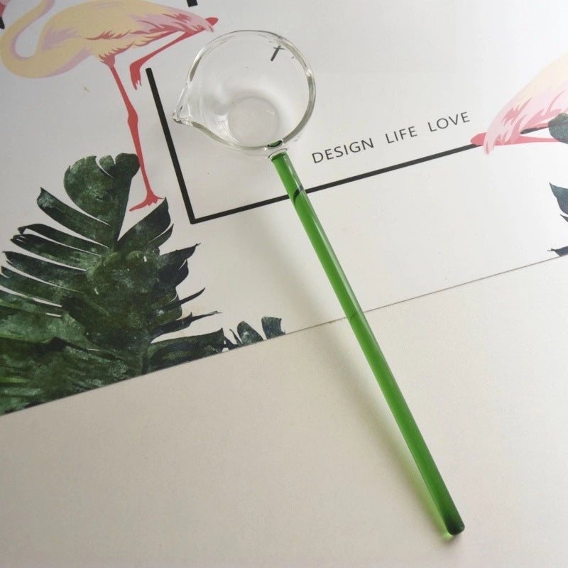 耐高温硼硅玻璃汤匙 可直火加热耐热油匙|厨房餐具