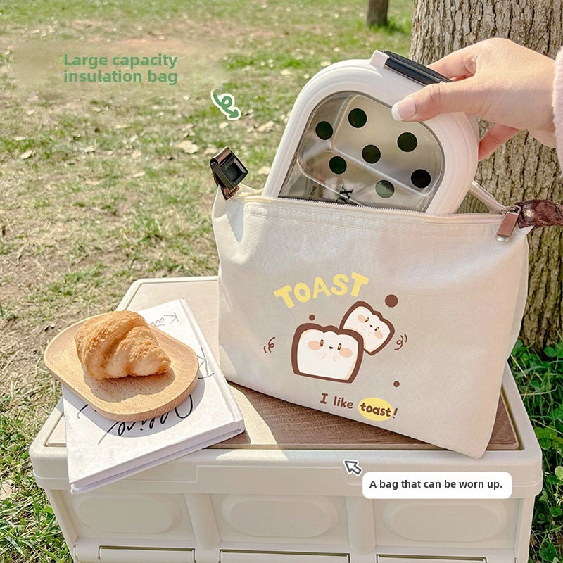 Insulated Lunch Box Bag Portable Thickened Aluminum Foil Meal Bag for Office and Students|Lunch Bags & Coolers